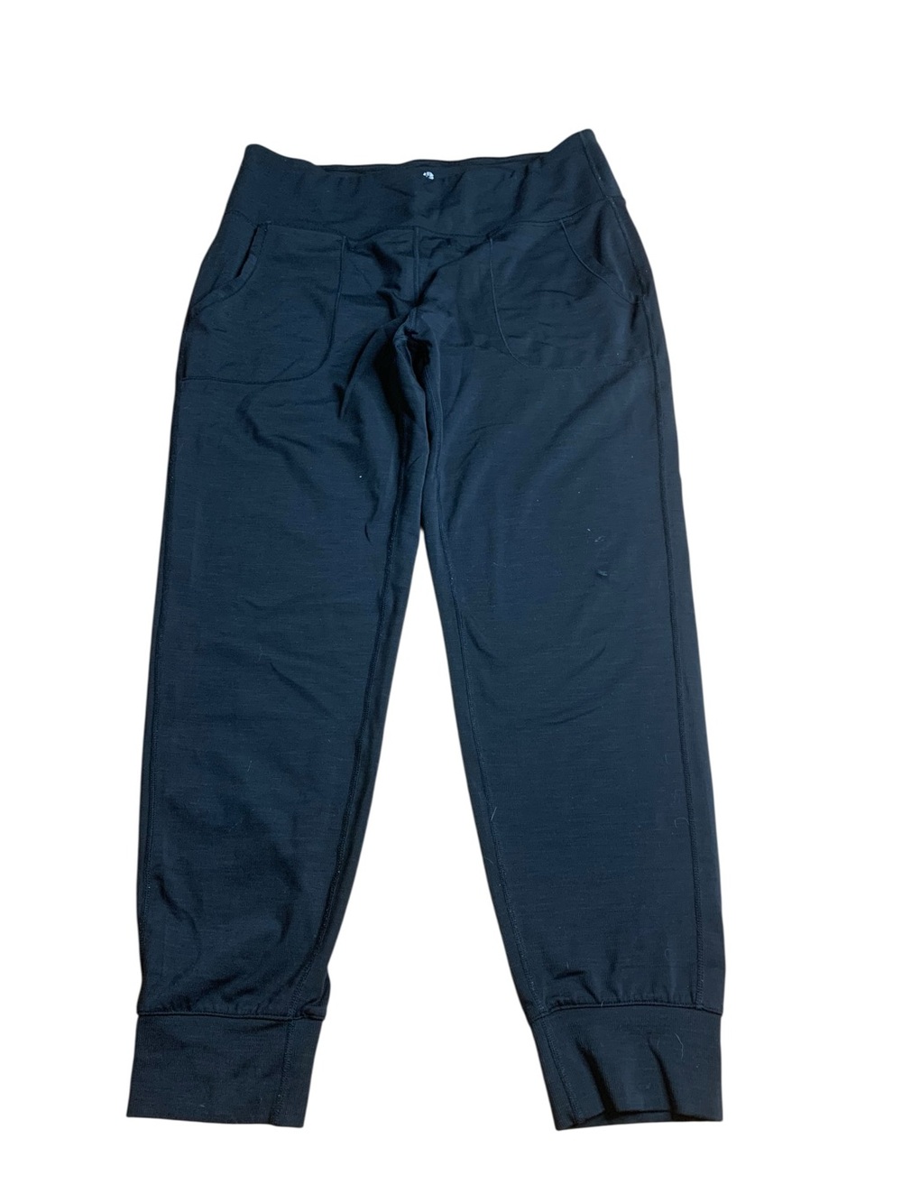 90 Degree by Reflex Black High Waisted Joggers Pants Pockets Size L